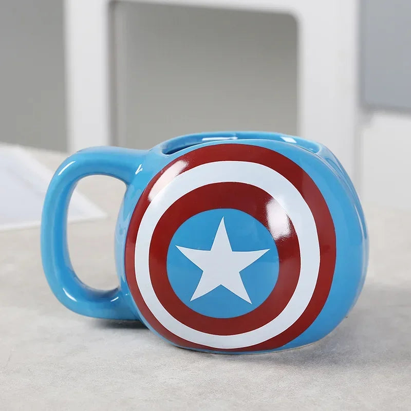 Mug Ceramique 3D Captain America - Bouclier Rond