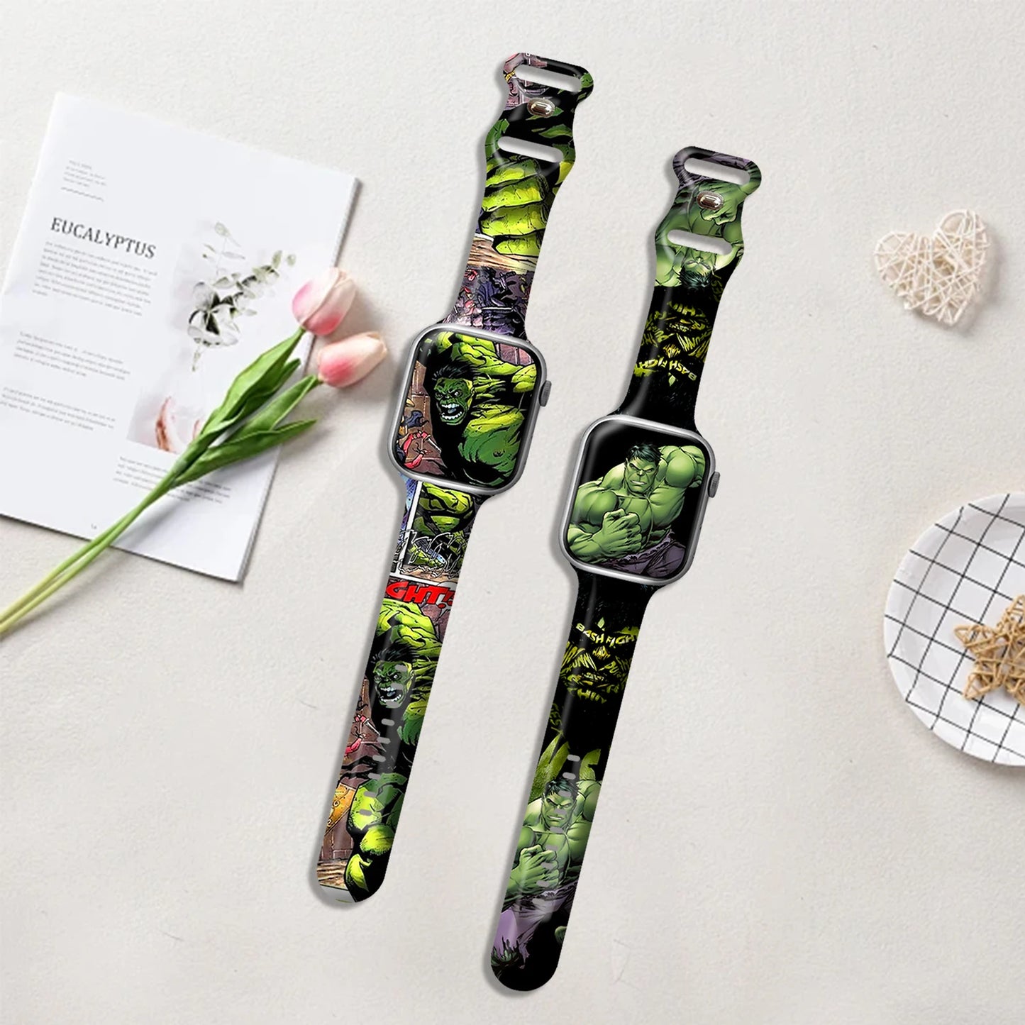 Bracelet Apple Watch Hulk - Bande Dessinée Case Comic