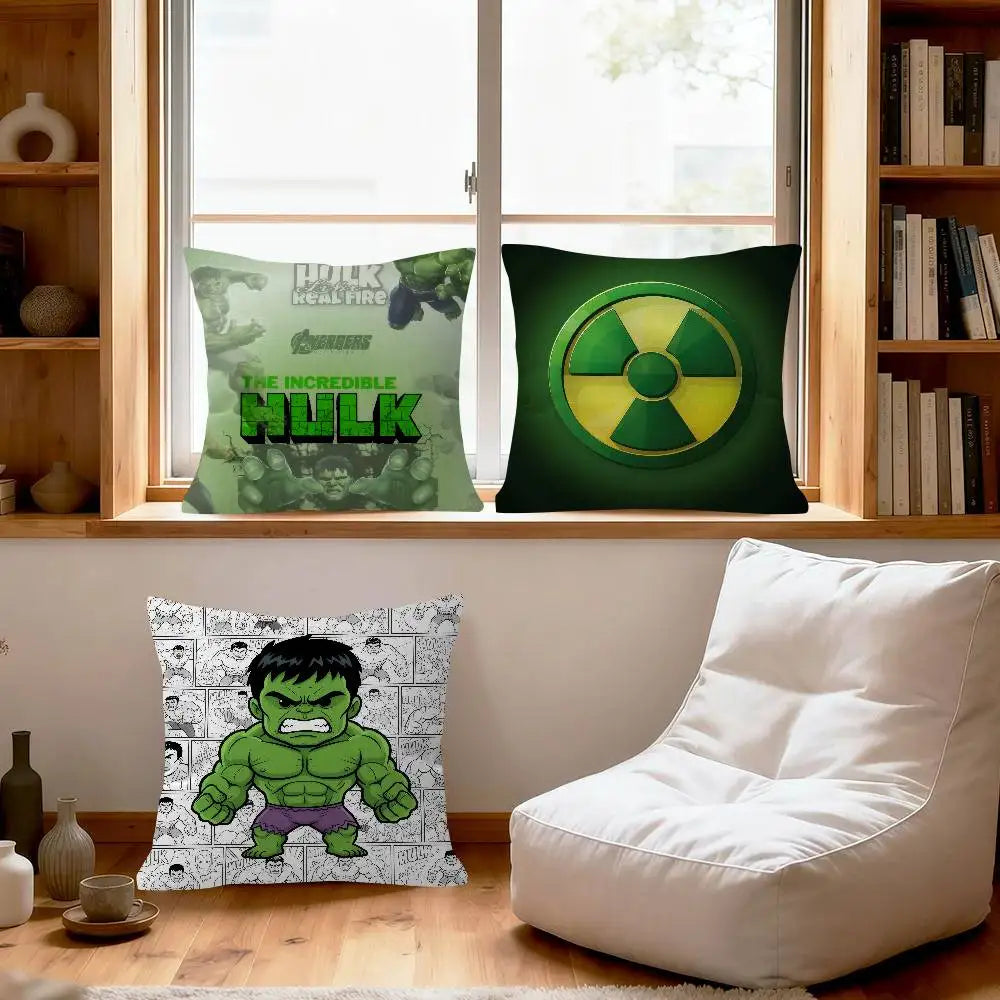 Housse de Coussin Hulk - Cri Style Vectoriel
