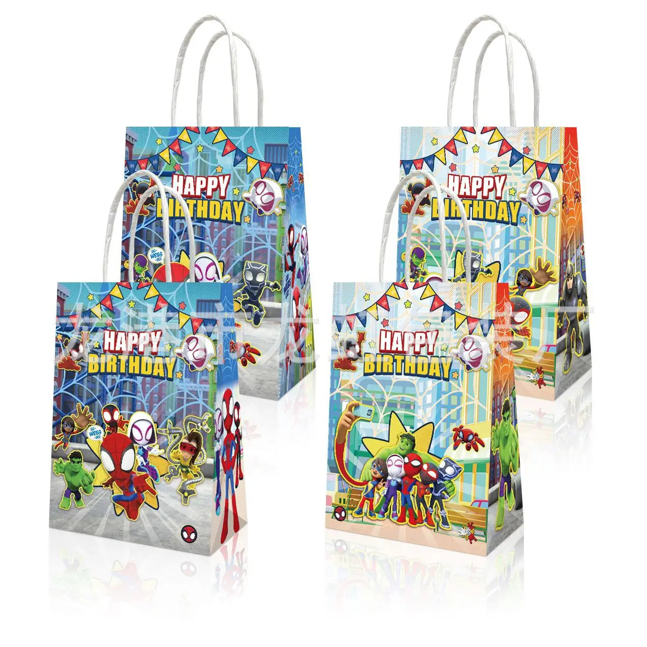 Sac Cadeau Kraft Spider-Man Team - Anniversaire