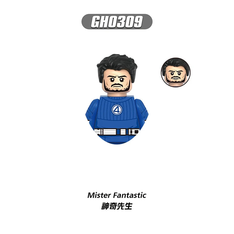 Figurine Mister Fantastic - Fantastic Four Bleu