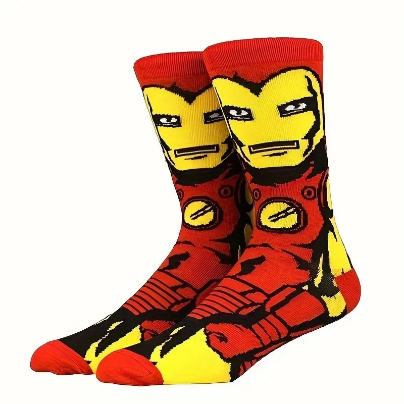 Chaussettes Avengers Femme - Lot de 5 Paires Super-héros Assorties
