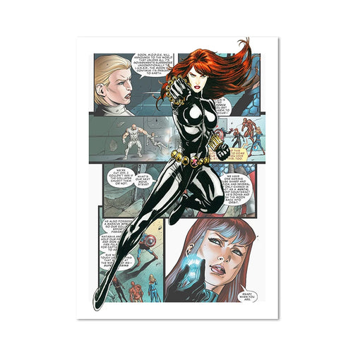 Poster Black Widow - Bande Dessinée