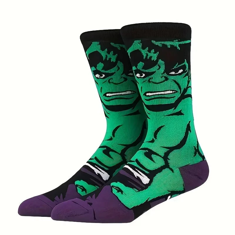 Chaussettes Avengers Femme - Lot de 5 Paires Super-héros Assorties