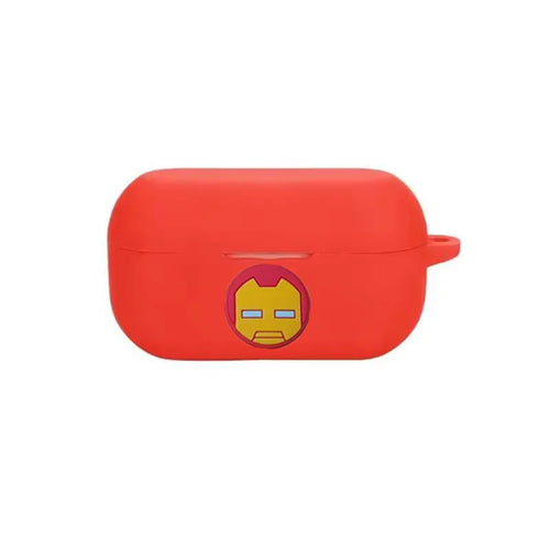 Coque Écouteurs Avengers Iron Man - Casque Icône Rouge