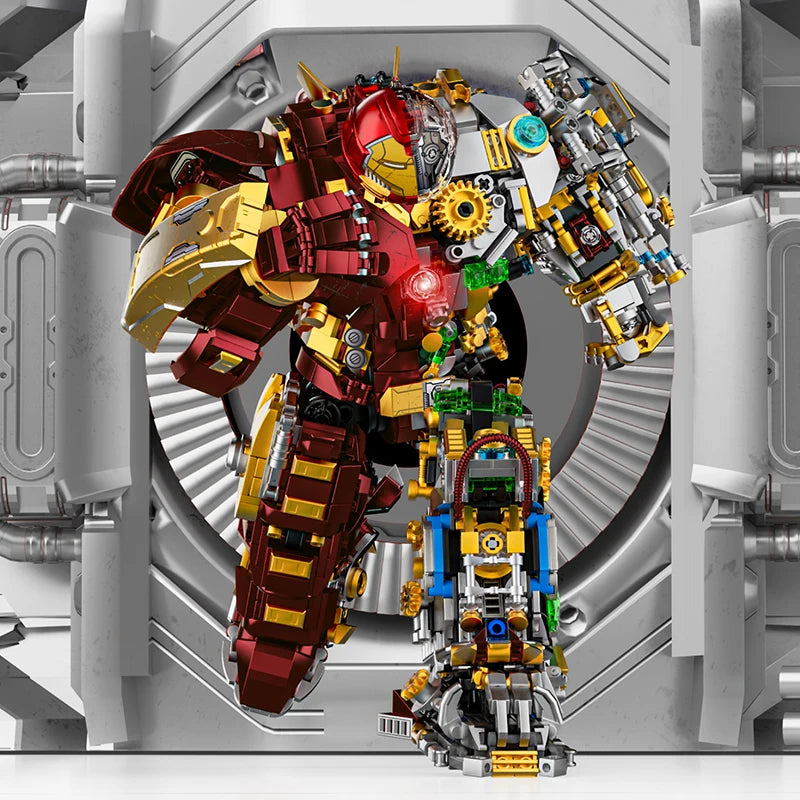 Figurine Briques Avengers Iron Man Buster - Construction 2776 Pièces