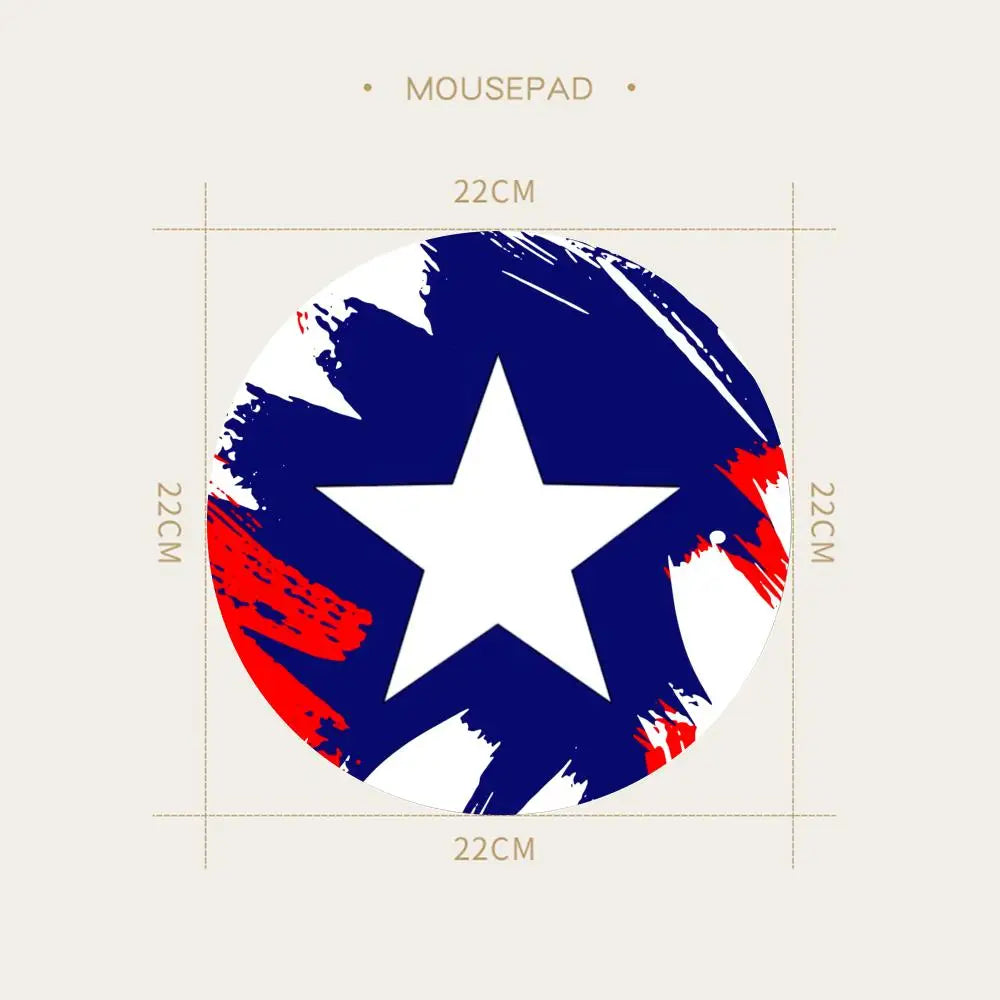 Tapis de Souris Avengers Captain America - Bouclier Rond Bleu