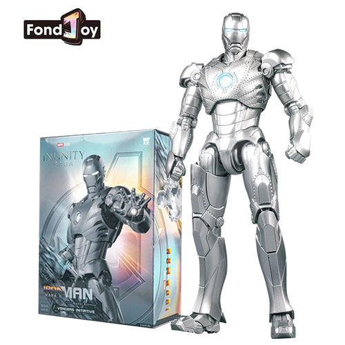 Figurine Fondjoy Iron Man MK2 - Armure Argentée avec Boîte