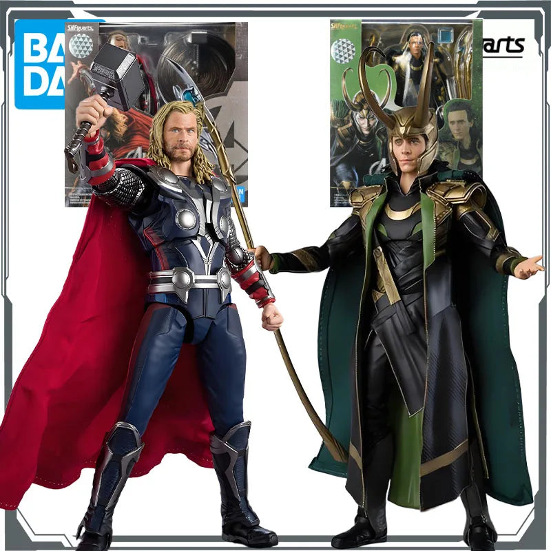 Figurine S.H.Figuarts Loki - Sceptre Casque Cornes