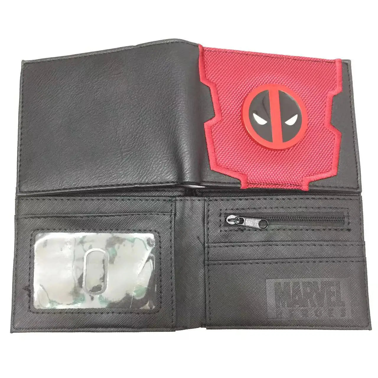 Porte-Monnaie Avengers Deadpool - Patch Texturé Rouge