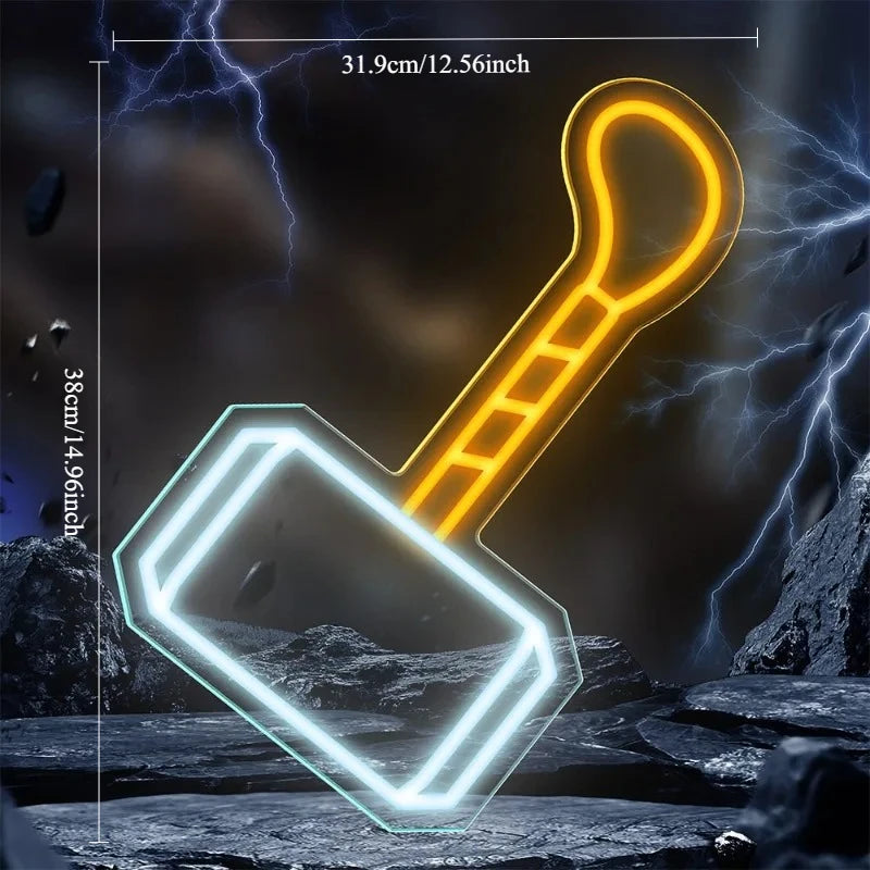 Néon LED Avengers - Logo A Rouge