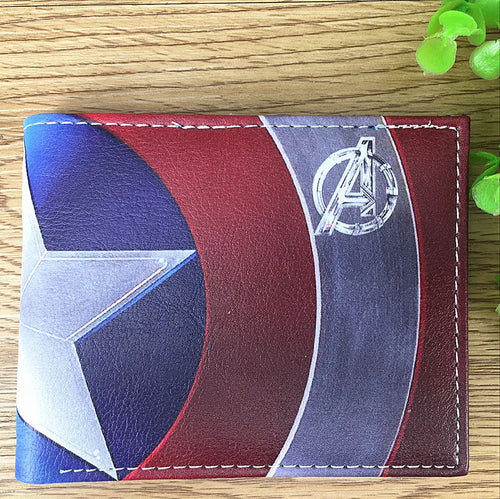Porte-Monnaie Avengers Captain America - Bouclier Diagonal Usé