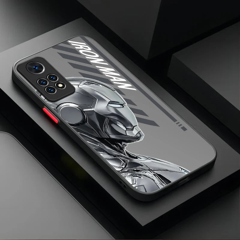 Coque Xiaomi Avengers Iron Man - Armure Argentée Métallique