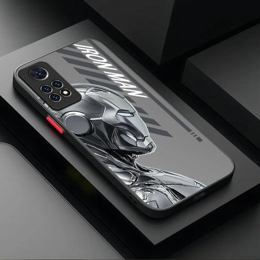Coque Xiaomi Avengers Iron Man - Armure Argentée Métallique