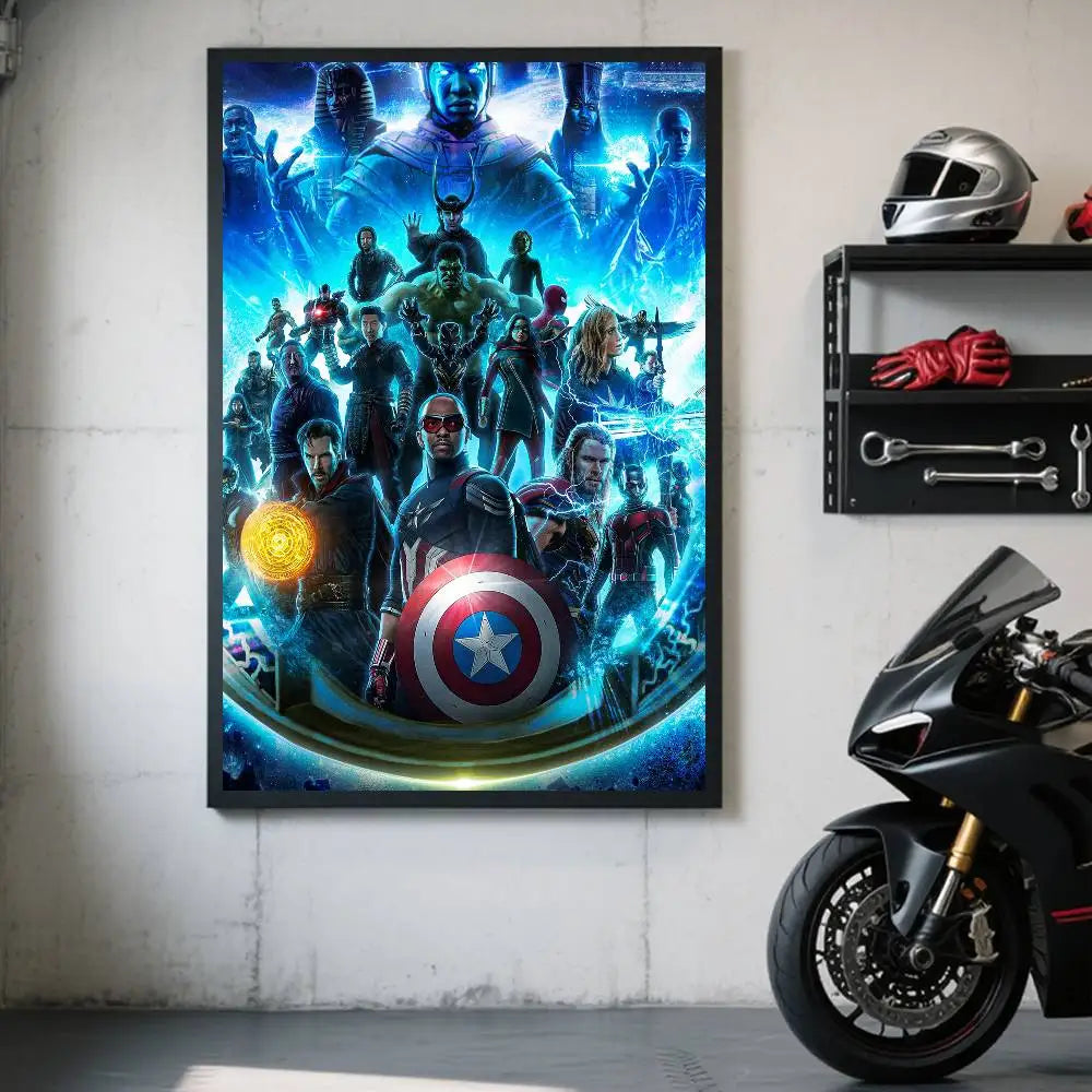 Affiche Avengers Doomsday - Design Bouclier Captain America