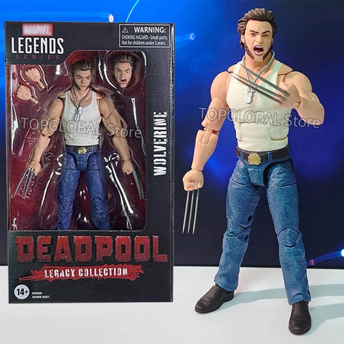 Figurine Hasbro Marvel Legends Wolverine - Débardeur Jean Griffes Sorties