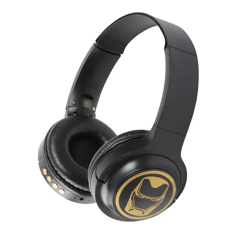Casque Bluetooth Avengers Iron Man - Noir et Or