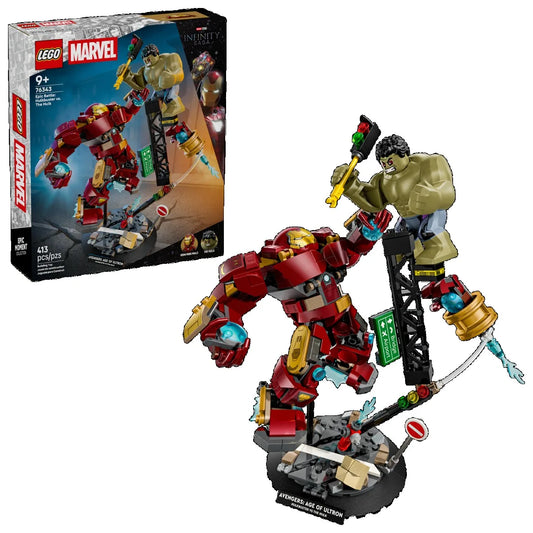 LEGO Marvel 76343 - Bataille Épique Hulkbuster contre Hulk 413 Pièces