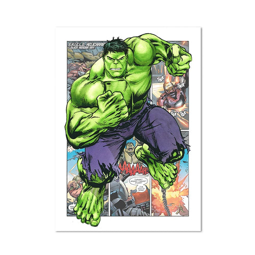 Poster Hulk - Bande Dessinée