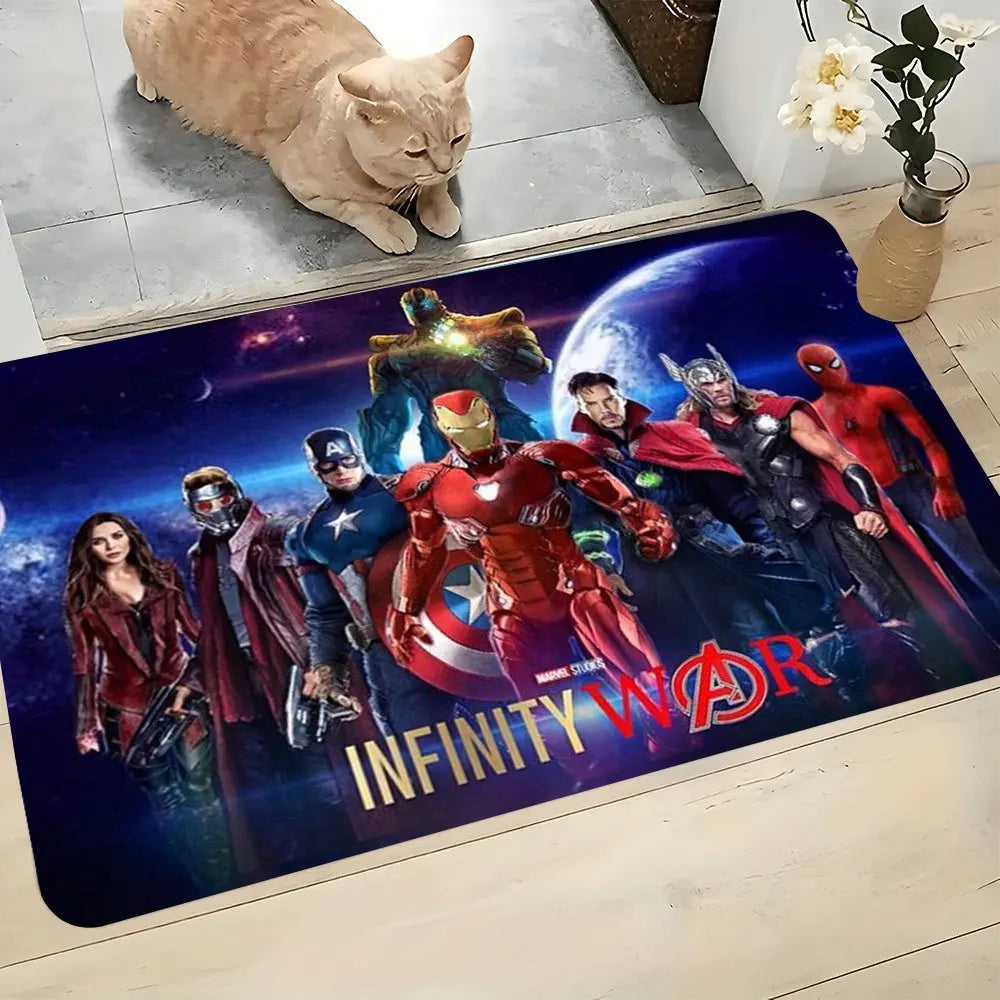 Tapis Marvel Avengers Infinity War - Design Cosmique Lunaire