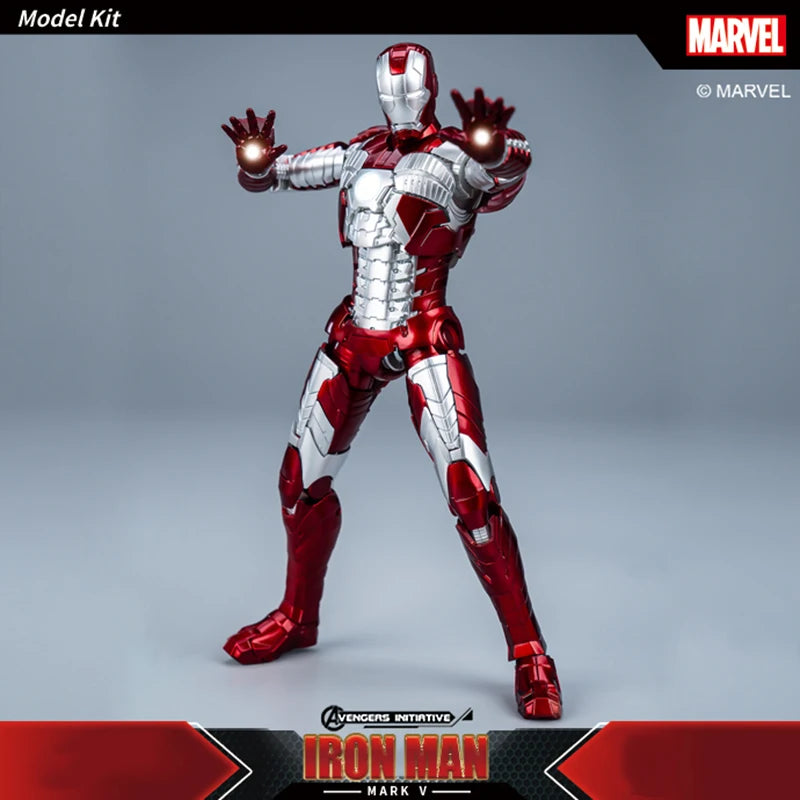 Figurine Fondjoy Iron Man MK5 - Armure Rouge et Argent avec Boîte