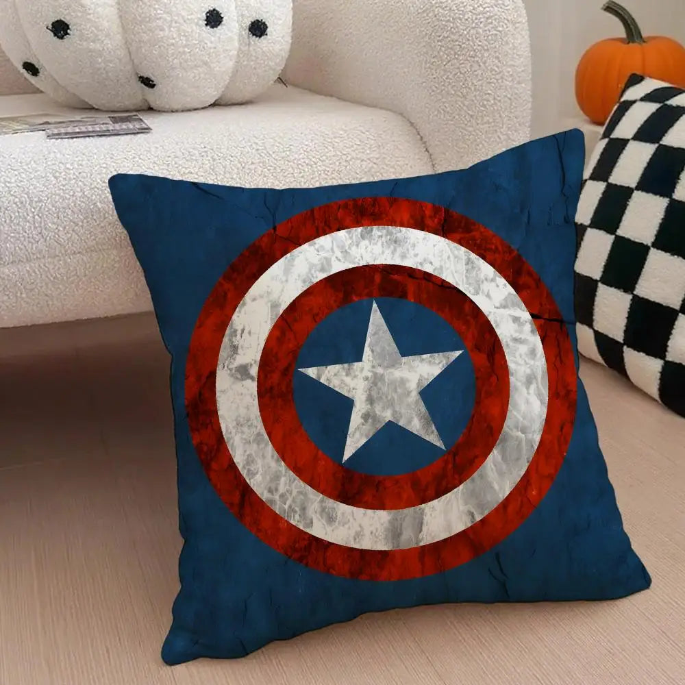 Housse de Coussin Captain America - Portrait Casque
