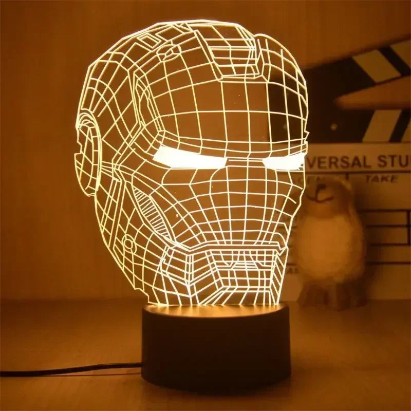 Lampe LED Avengers Captain America - Bouclier 3D 18cm