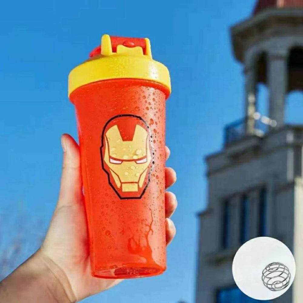 Gourde Avengers Iron Man - Shaker Rouge Orange 600ml