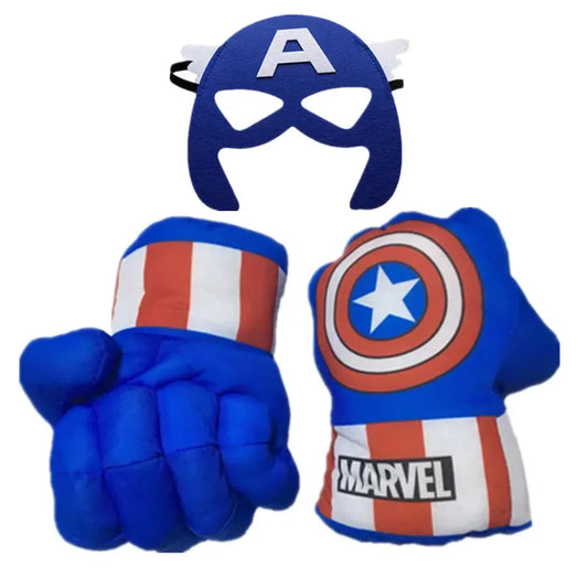 Gants de Combat Enfant Avengers Captain America - Masque & Poings