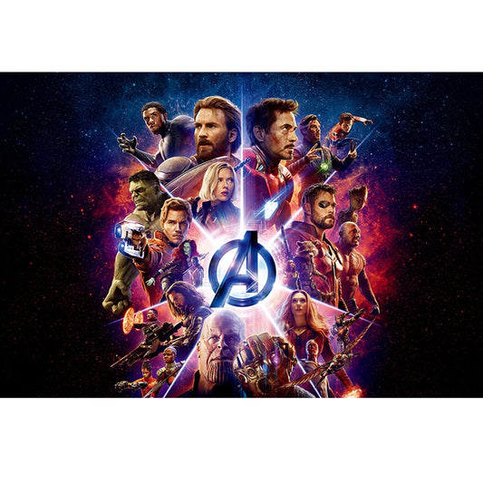 Poster Avengers Infinity War - Logo Rayons