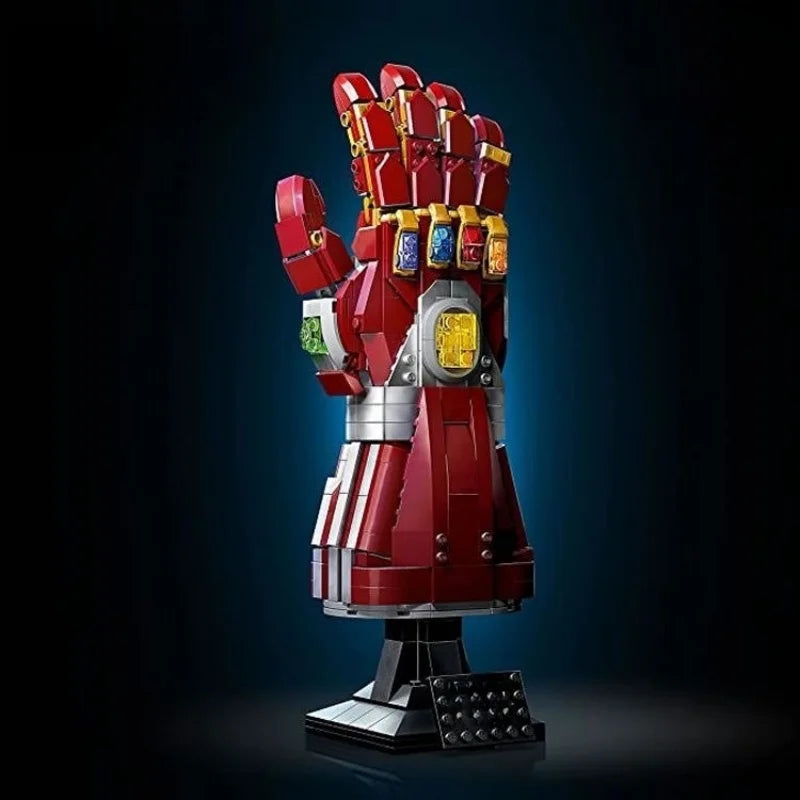 Puzzle 3D Gant Nano de l'Infini Iron Man - Set Construction 675 Pièces Rouge Or