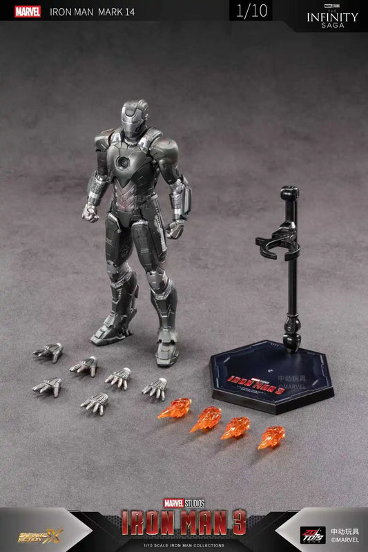 Figurine ZD Toys Iron Man MK14 - Tony Stark Action Figure