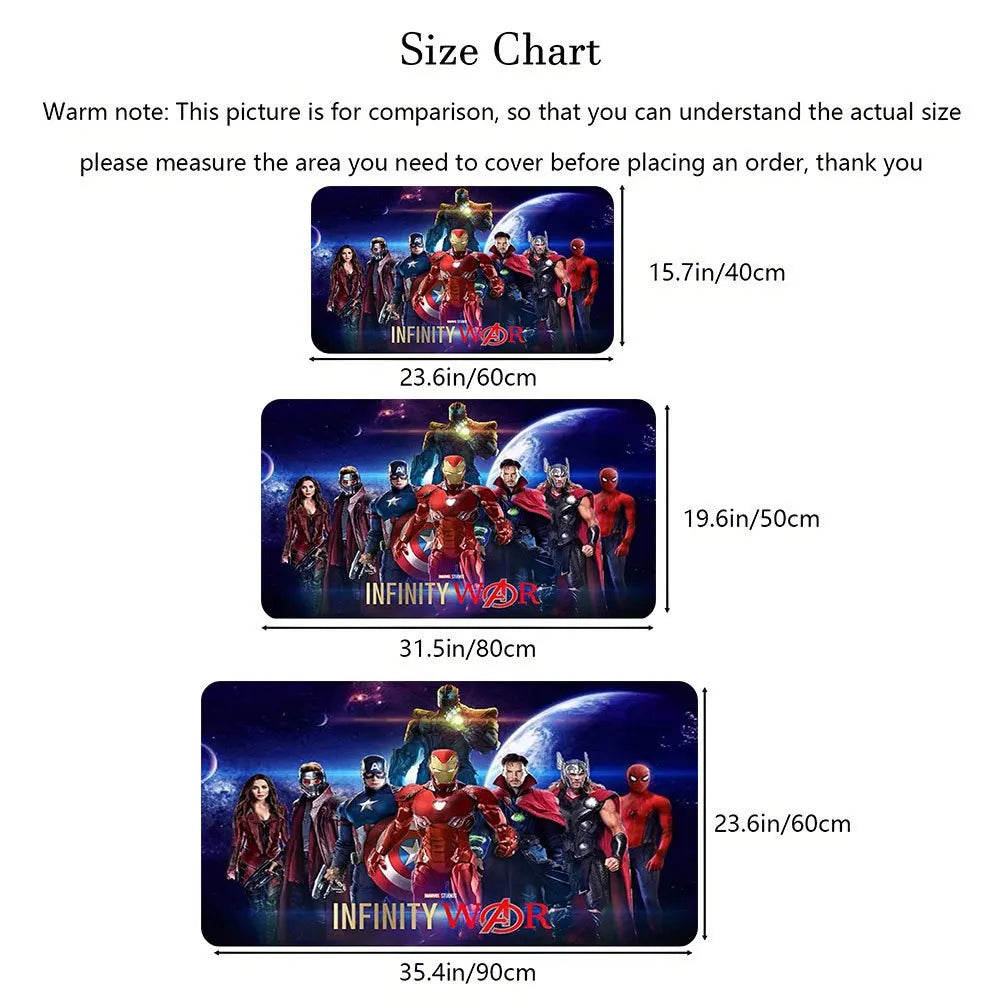 Tapis Marvel Avengers Infinity War - Design Explosion Multicolore