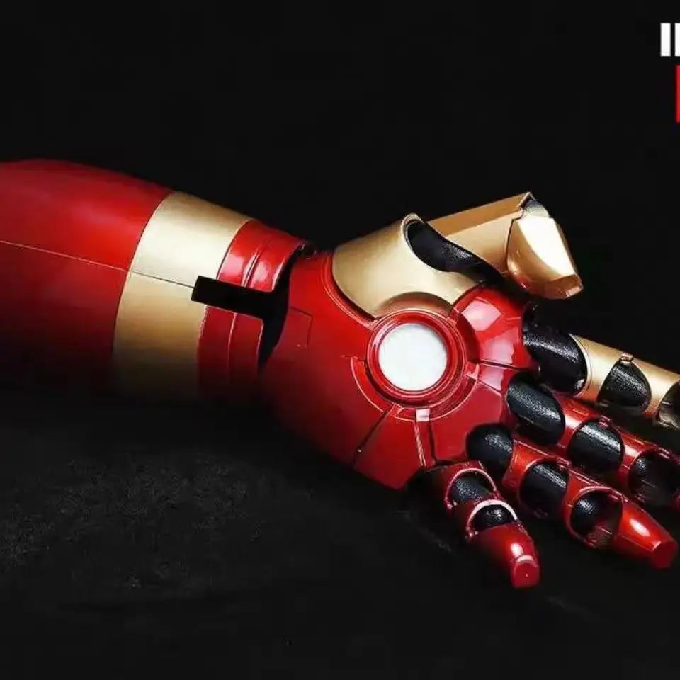 Bras Mécanique Iron Man - Avant-Bras MK42 Rouge et Or