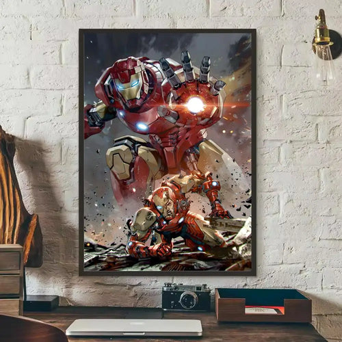 Sticker Iron Man - Vol Stationnaire
