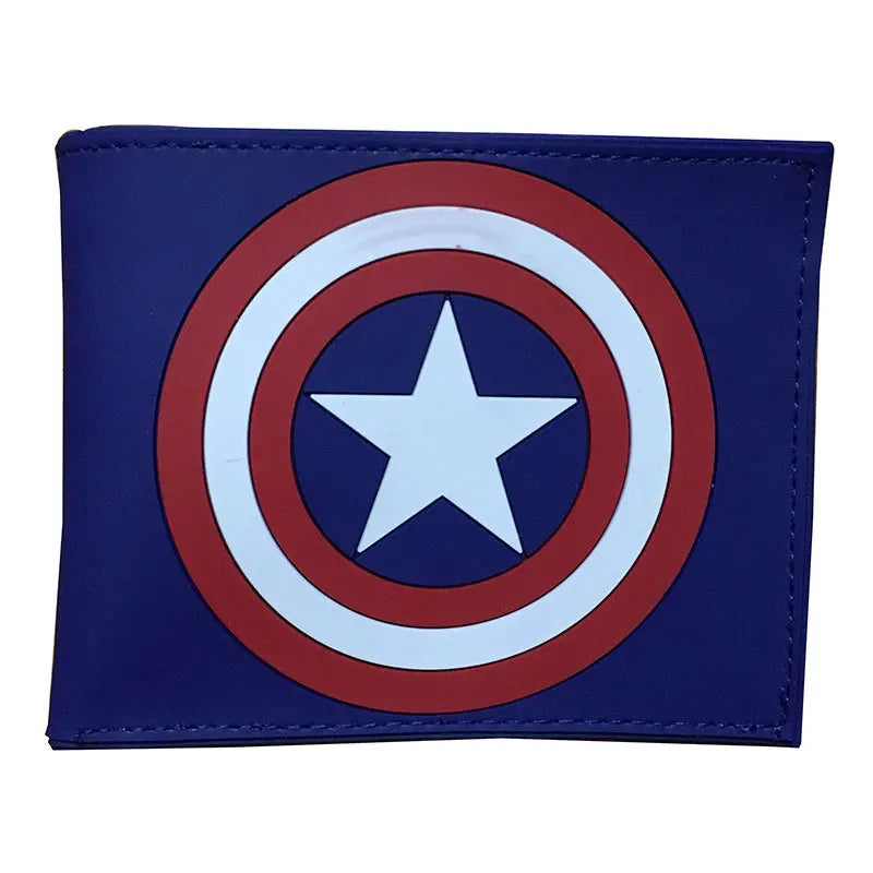 Porte-Monnaie Avengers Captain America - Bleu Marine