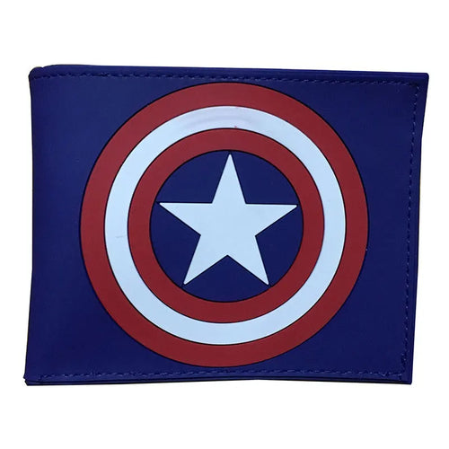 Porte-Monnaie Avengers Captain America - Bleu Marine