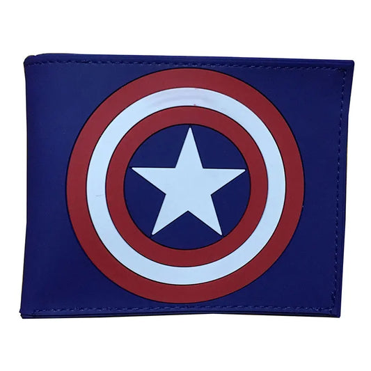 Porte-Monnaie Avengers Captain America - Bleu Marine