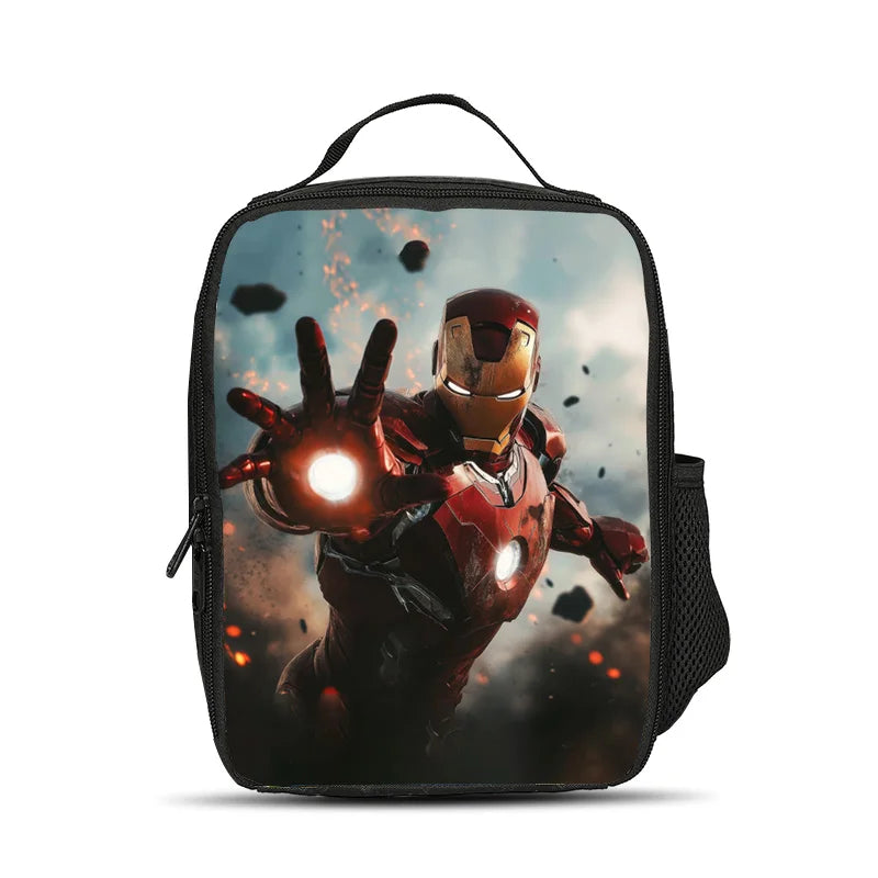Sac Repas Isotherme Avengers Iron Man - Répulseur Activé Ciel Poussiéreux