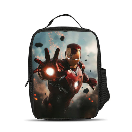 Sac Repas Isotherme Avengers Iron Man - Répulseur Activé Ciel Poussiéreux