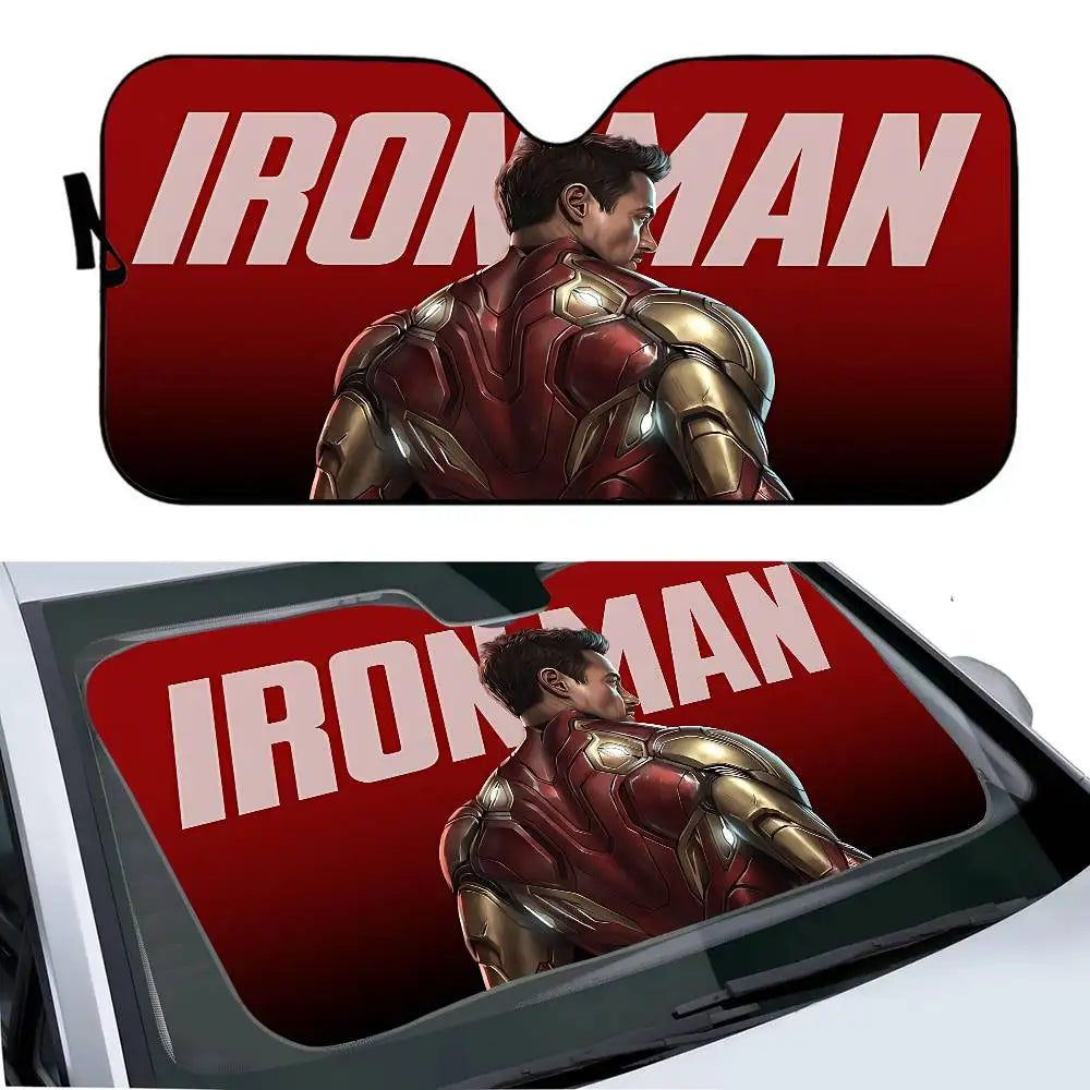 Pare-Soleil Voiture Iron Man - Protection Anti-UV Pare-Brise