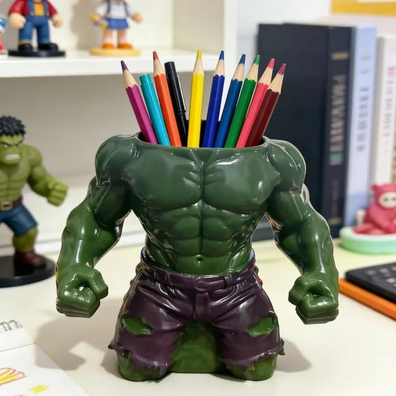 Pot à Crayons Hulk - Buste Musclé Rangement Bureau