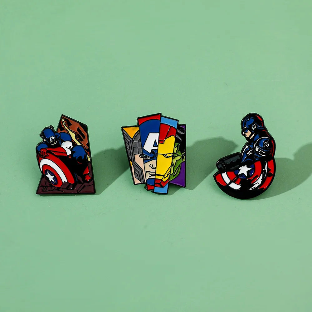 Badge Avengers Captain America - Pin's Émail Bouclier
