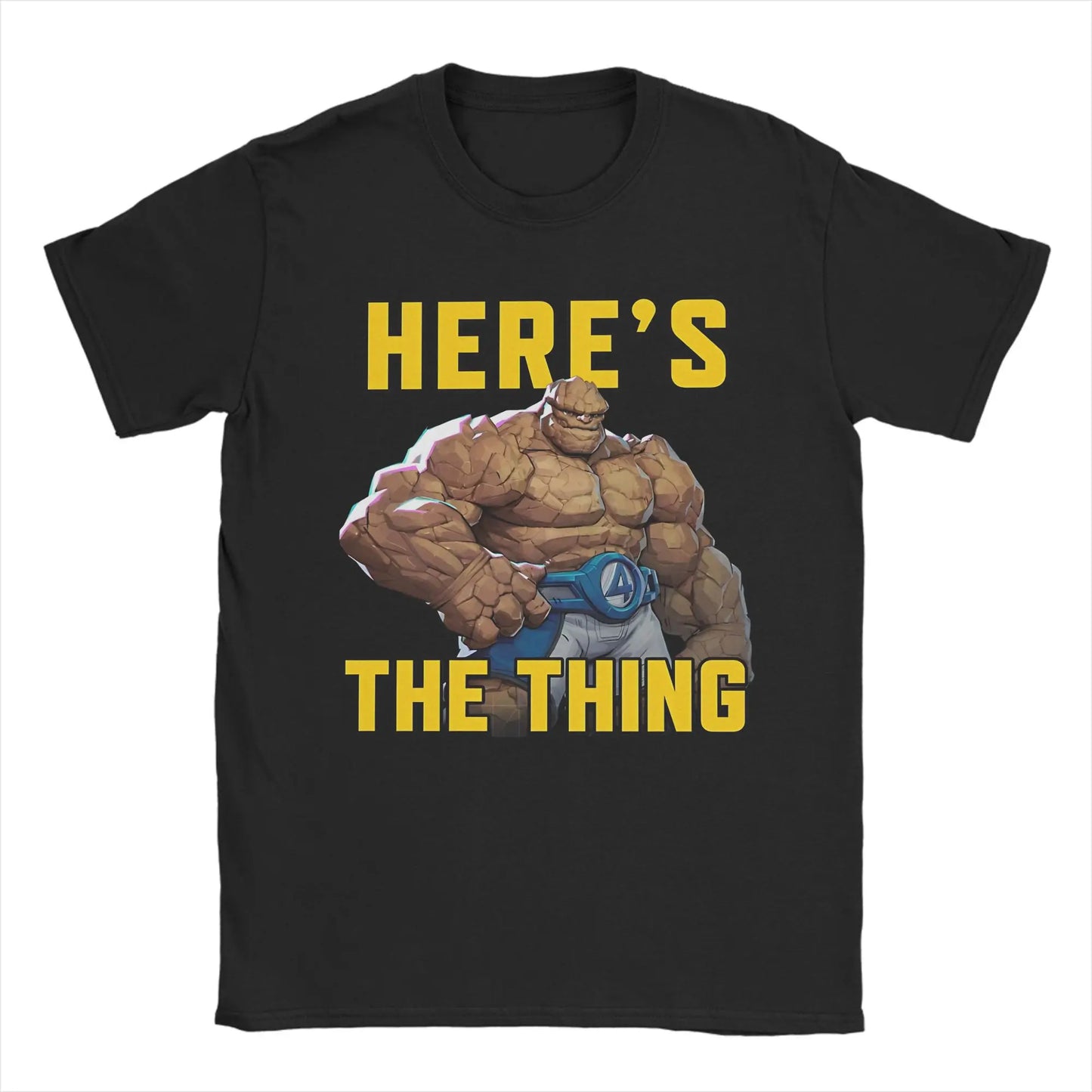 T-Shirt The Fantastic 4 First Steps - Poster Rétro Bleu Unisexe