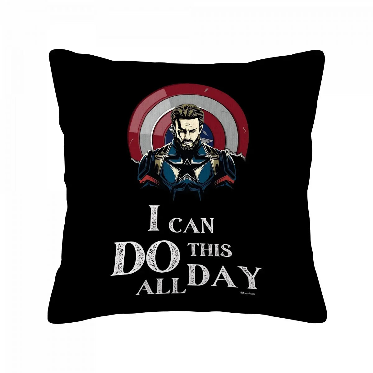Housse de Coussin Captain America - Citation I Can Do This All Day