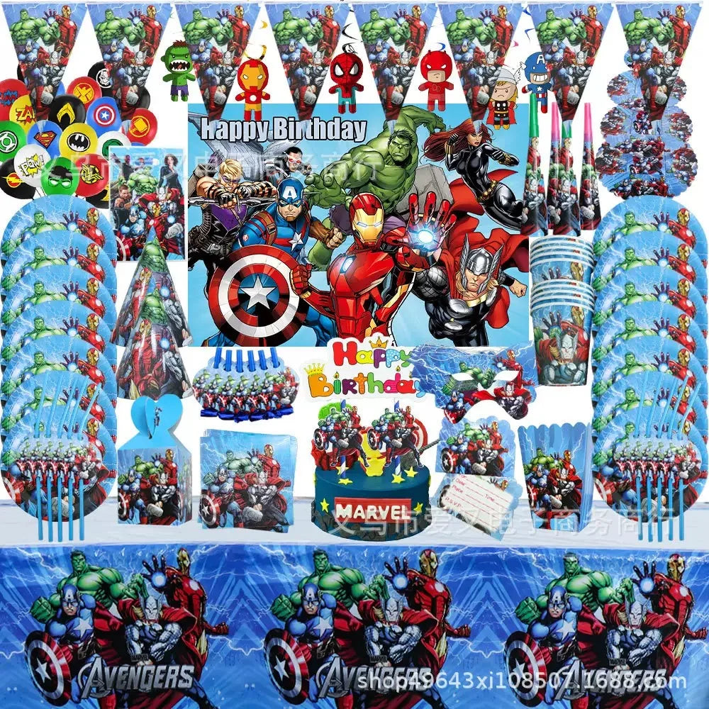 Décoration Anniversaire Avengers - Fanion