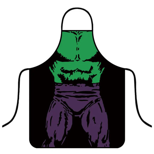 Tablier Avengers Hulk - Torse Musclé Vert Violet