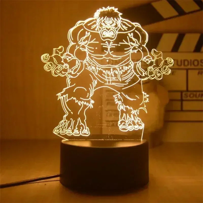 Lampe LED Avengers Héros Armuré - 3D 18cm