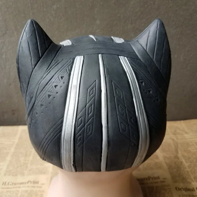 Masque Cosplay Black Panther - Casque Intégral Silicone Réaliste