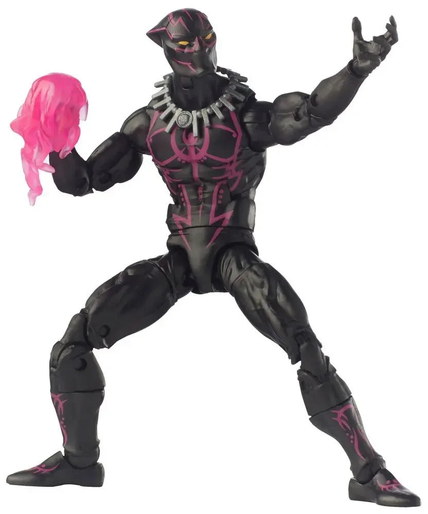 Figurine Marvel Legends Black Panther - Costume Vibranium Effets Roses 15cm
